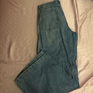 RSQ Light Blue Denim Jeans with Tan Patch
